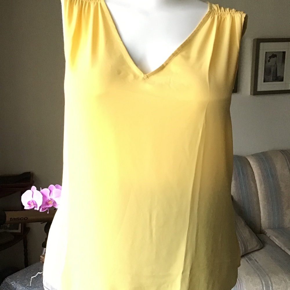 Reitmans Yellow Sleeveless Blouse